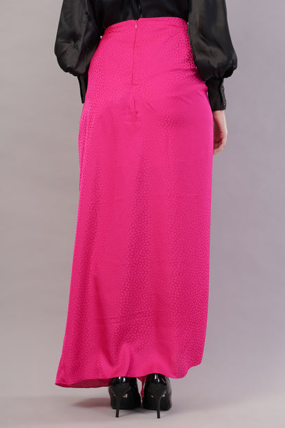 Pink Drape Skirt